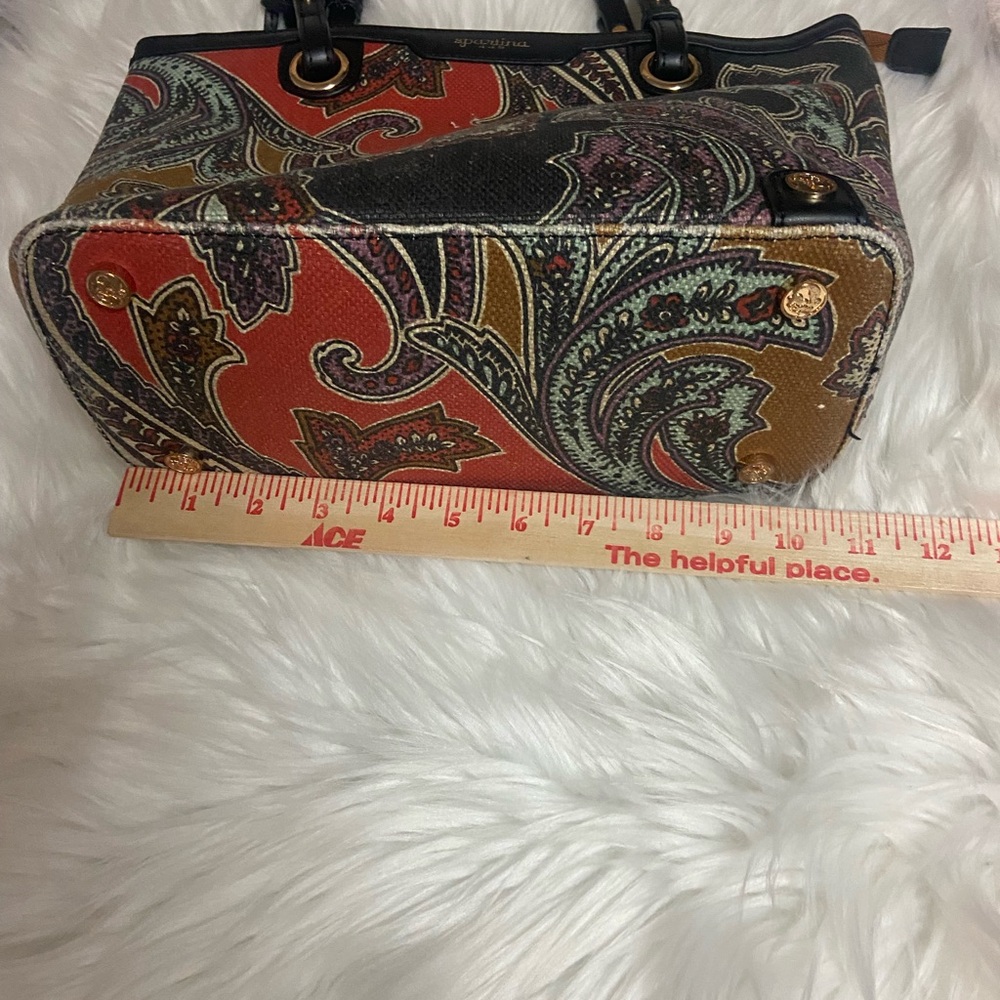Spartina 449 Multicolor Paisley print shoulder bag - Picture 7 of 9